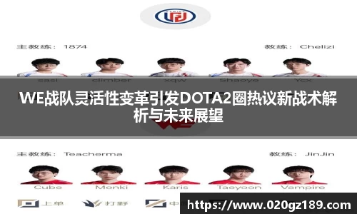 WE战队灵活性变革引发DOTA2圈热议新战术解析与未来展望