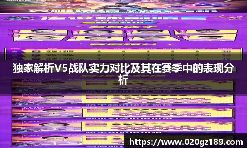 独家解析V5战队实力对比及其在赛季中的表现分析